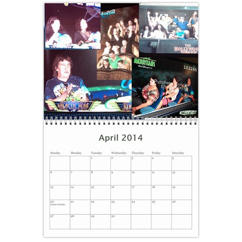 Calendar By Tamrena Mckeever Apr 2014