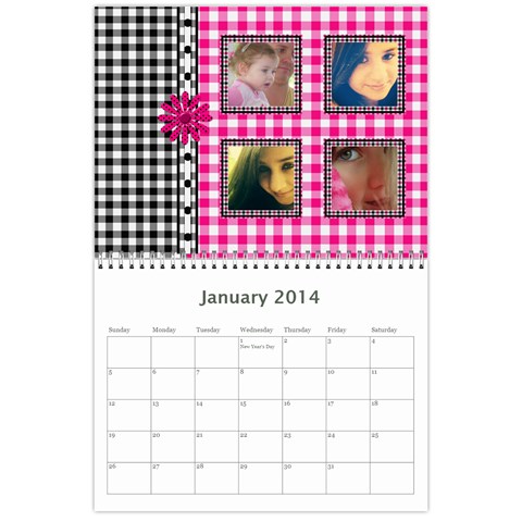 Calendario Duda 2014 By Helena Jan 2014