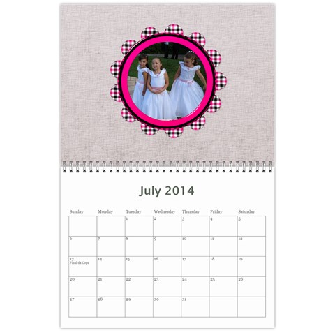 Calendario Duda 2014 By Helena Jul 2014