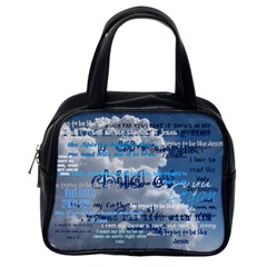 I am a child of God scripture case with clouds LOGAN - Classic Handbag (One Side)