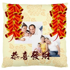 chinese new year - Large Cushion Case (Two Sides)