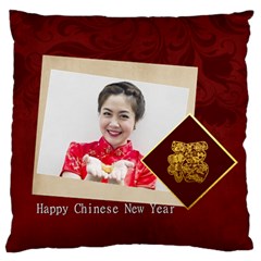 chinese new year - Large Cushion Case (Two Sides)