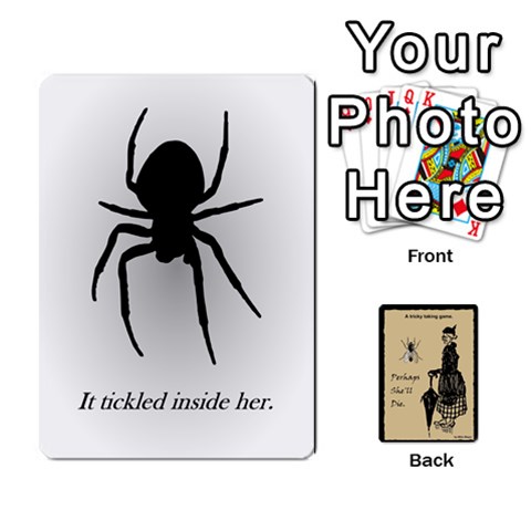 Perhaps She ll Die Cards By Mike Mayer Front - Spade3