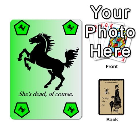 Queen Perhaps She ll Die Cards By Mike Mayer Front - HeartQ