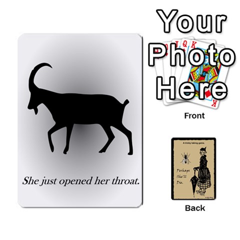 Perhaps She ll Die Cards By Mike Mayer Front - Spade7