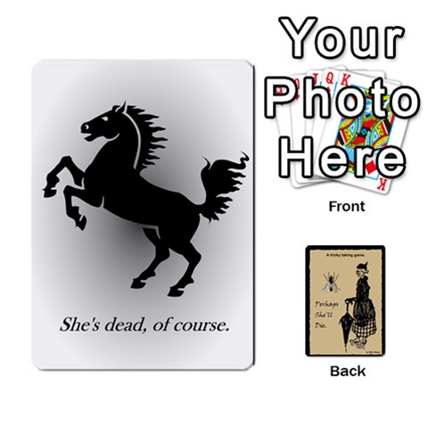 Perhaps She ll Die Cards By Mike Mayer Front - Spade9