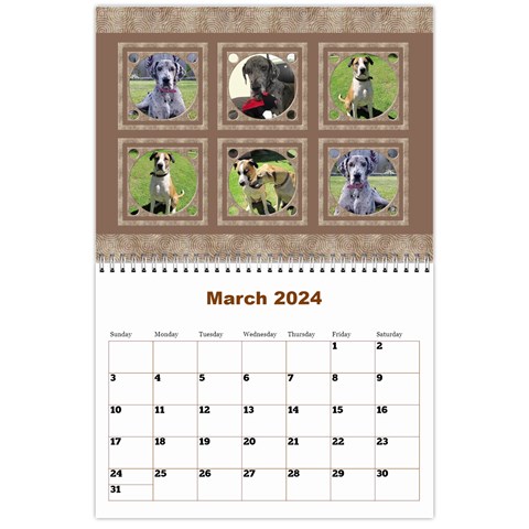 Male Calendar No 1 (any Year) By Deborah Mar 2024