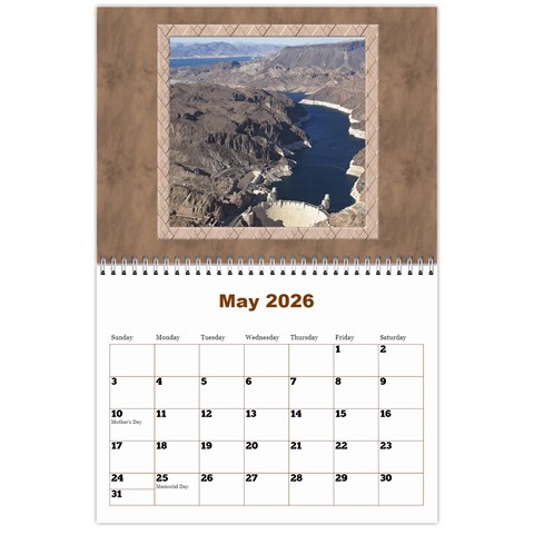 Male Calendar No 1 (any Year) By Deborah May 2026