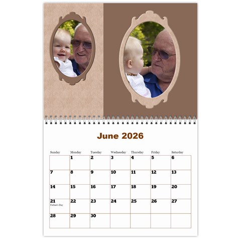 Male Calendar No 1 (any Year) By Deborah Jun 2026