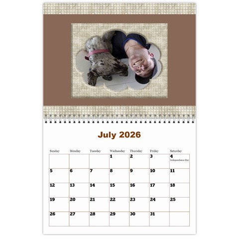 Male Calendar No 1 (any Year) By Deborah Jul 2026