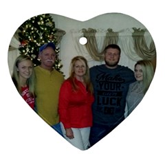 The Kromenacker Family - Heart Ornament (Two Sides)