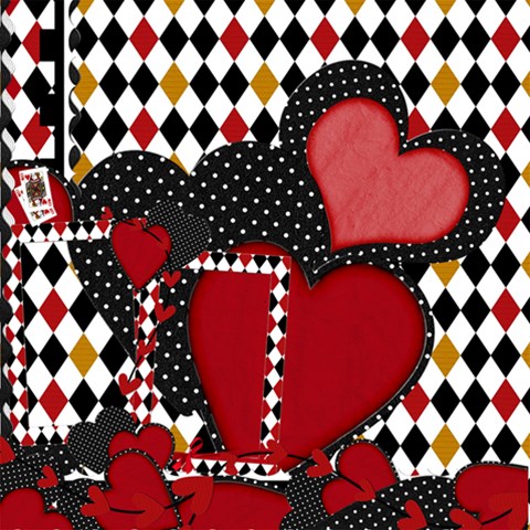 Queen Of Hearts 1 By Barbara Ryan 12 x12  Scrapbook Page - 1