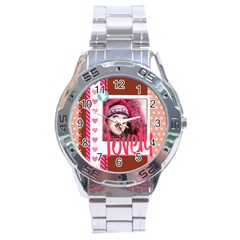 love - Stainless Steel Analogue Watch