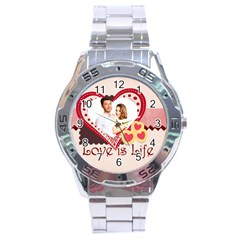 love - Stainless Steel Analogue Watch