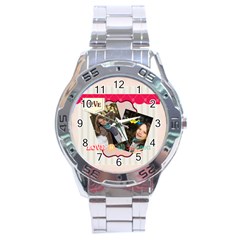 love - Stainless Steel Analogue Watch