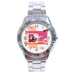 love - Stainless Steel Analogue Watch