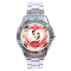 love - Stainless Steel Analogue Watch