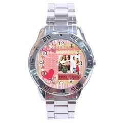 love - Stainless Steel Analogue Watch