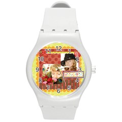 kids - Round Plastic Sport Watch (M)