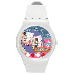 kids - Round Plastic Sport Watch (M)