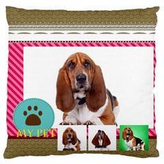 pet - Large Cushion Case (Two Sides)