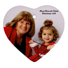 Mom-mom  - Ornament (Heart)