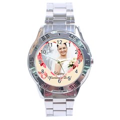 love - Stainless Steel Analogue Watch love - Stainless Steel Analogue Watch