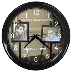 rodclock - Wall Clock (Black)