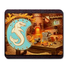 King s Forge - Dolphin - Large Mousepad