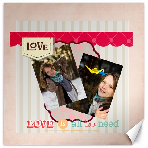 Love By Ki Ki 19 x19.27  Canvas - 1