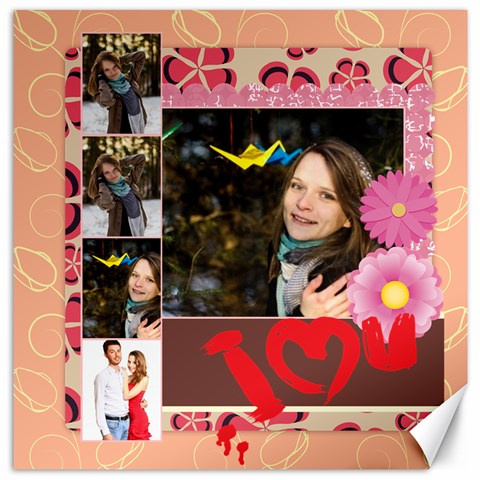 Love By Ki Ki 19 x19.27  Canvas - 1