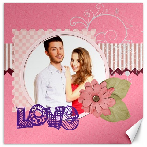 Love By Ki Ki 19 x19.27  Canvas - 1