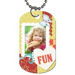 kids - Dog Tag (One Side)