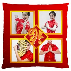 chinese new year - Large Cushion Case (Two Sides)