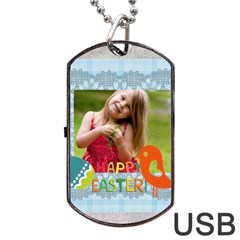 easter - Dog Tag USB Flash (Two Sides)