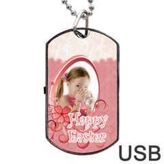 easter - Dog Tag USB Flash (One Side)