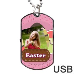 easter - Dog Tag USB Flash (Two Sides)