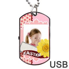 easter - Dog Tag USB Flash (Two Sides)