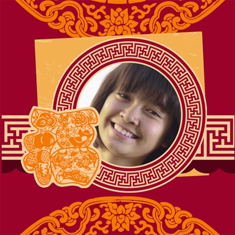 Chinese New Year By Ch 8 x8  Scrapbook Page - 1