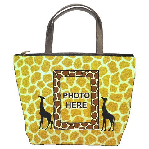 Giraffe Bucket Bag By Joy Johns Front
