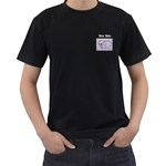 hampic - Men s T-Shirt (Black) (Two Sided)
