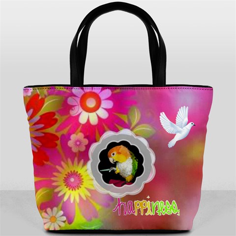 Spring Garden Bucket Bag By Joy Johns Front