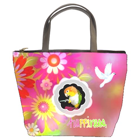 Spring Garden Bucket Bag By Joy Johns Front