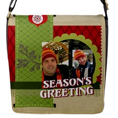 xmas - Flap Closure Messenger Bag (S)