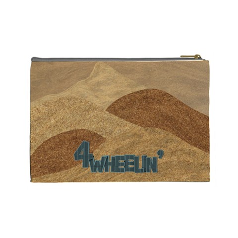 Let s Ride Lg Cosmetic Bag By Lisa Minor Back