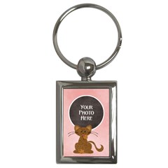 Kitty Keychain - Key Chain (Rectangle)