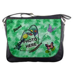 Butterfly Garden messenger bag