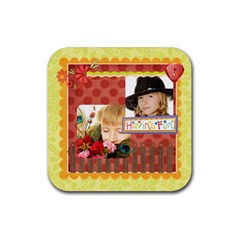kids - Rubber Coaster (Square)