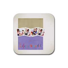 kids - Rubber Coaster (Square)