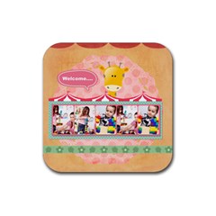 kids - Rubber Coaster (Square)